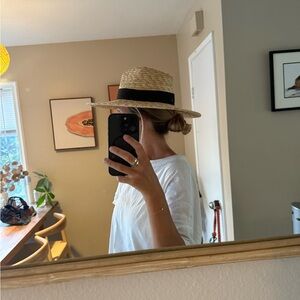 Brixton Straw Hat with Black Band